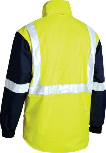 Picture of Bisley, Taped Hi Vis 5 In 1 Rain Jacket